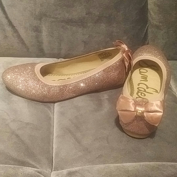 Sam edelman pink glitter flats - Picture 1 of 6